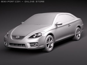 Toyota Camry Solara Coupe 3D मॉडल