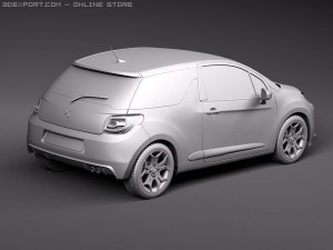 Citroen DS3 2011 Model 3D