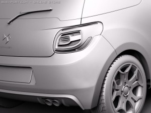 Citroen DS3 2011 Model 3D