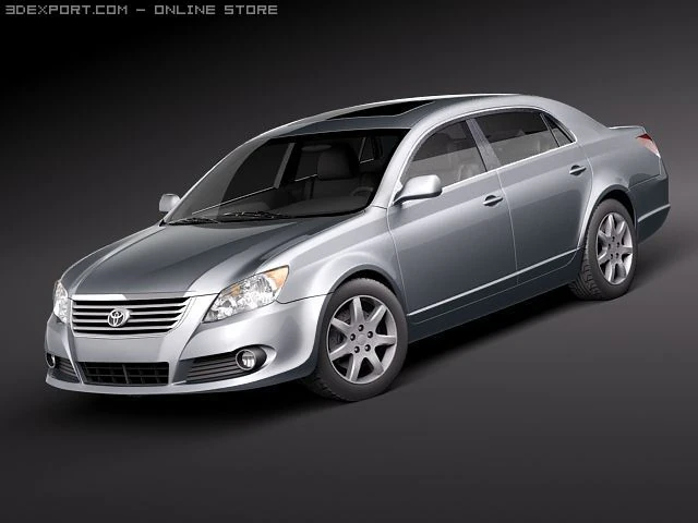Toyota Avalon 3D Model .c4d .max .obj .3ds .fbx .stl .blend