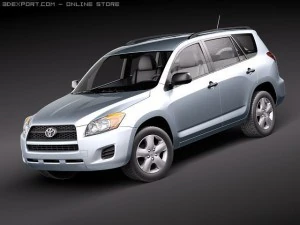 Podstawa Toyoty RAV4 2010 Model 3D