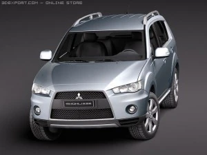 Mitsubishi Outlander GT 2011 3D Model