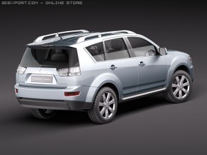 Mitsubishi Outlander GT 2011 Modelo 3D