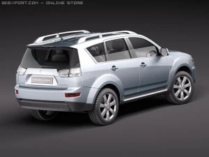 Mitsubishi Outlander GT 2011 3D Model