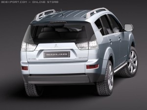 Mitsubishi Outlander GT 2011 Modelo 3D