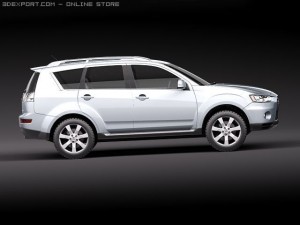 Mitsubishi Outlander GT 2011 Modelo 3D