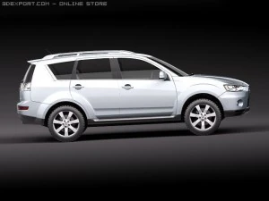 Mitsubishi Outlander GT 2011 3D Model