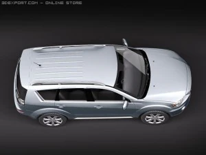 Mitsubishi Outlander GT 2011 3D Model