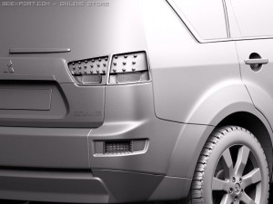 Mitsubishi Outlander GT 2011 Modelo 3D