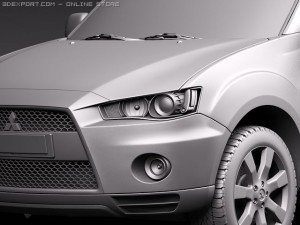 Mitsubishi Outlander GT 2011 Modelo 3D