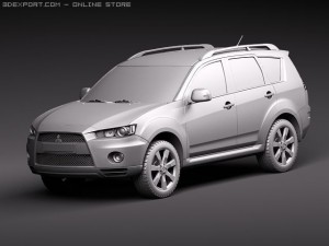 Mitsubishi Outlander GT 2011 Modelo 3D