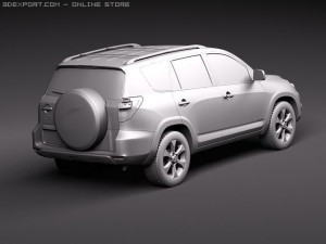 Toyota RAV4 2010 Limited 3D-Modell