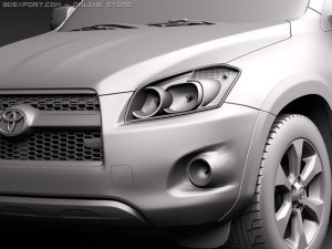 Toyota RAV4 2010 Limited 3D-Modell