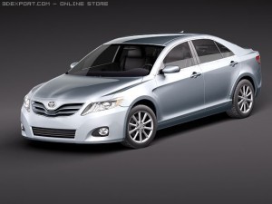 Toyota Camry Sedan 2010 3D Model
