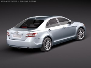Toyota Camry Sedan 2010 3D Model