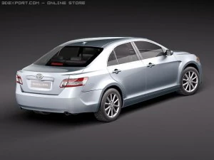 Toyota Camry Sedan 2010 3D Model