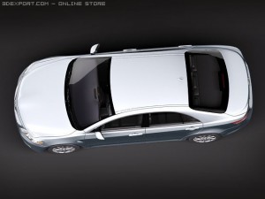 Toyota Camry Sedan 2010 3D Model