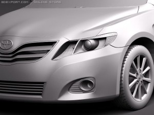 Toyota Camry Sedan 2010 3D Model
