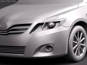 Toyota Camry Sedan 2010 3D Model