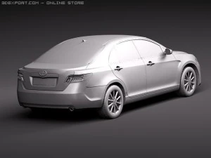 Toyota Camry Sedan 2010 3D Model