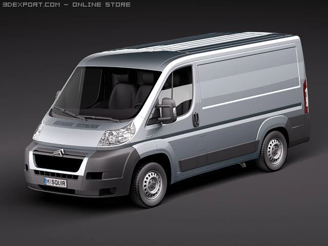 Citroen Jumper 2006-2010 SWB 3D Model .c4d .max .obj .3ds .fbx .stl .blend
