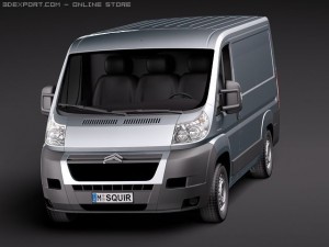Citroen Jumper 2006-2010 SWB 3D Model
