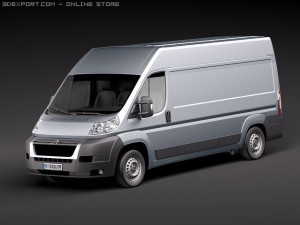 Citroen Jumper 2006-2010 LWB 3D Model