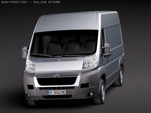 Citroen Jumper 2006-2010 LWB 3D Model