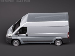 Citroen Jumper 2006-2010 LWB 3D Model