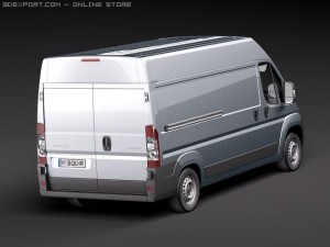 Citroen Jumper 2006-2010 LWB 3D Model