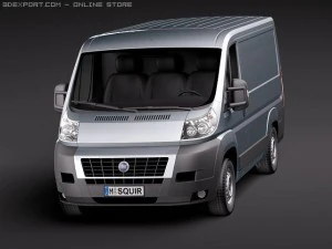Fiat Ducato 2006-2010 SWB 3D Model