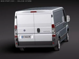 Fiat Ducato 2006-2010 SWB 3D Model