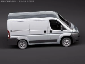 Fiat Ducato 2006-2010 SWB 3D Model