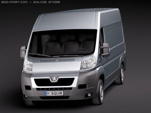 Peugeot Boxer 2006-2010 LWB Model 3D