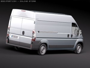 Peugeot Boxer 2006-2010 LWB Model 3D