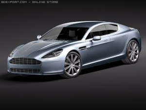 Aston Martin Rapide 2010 3D Model