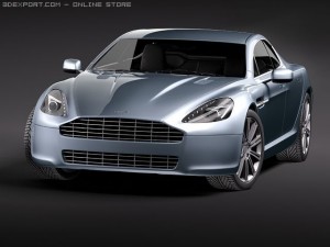 Aston Martin Rapide 2010 3D Model
