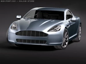 Aston Martin Rapide 2010 3D Model