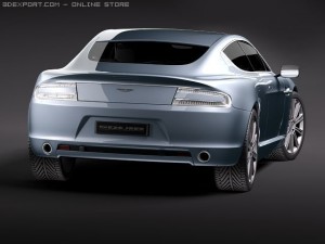 Aston Martin Rapide 2010 3D Model