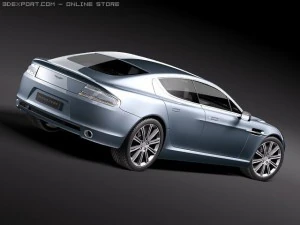 Aston Martin Rapide 2010 3D Model