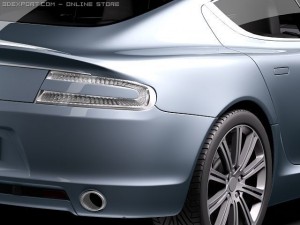 Aston Martin Rapide 2010 3D Model