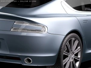 Aston Martin Rapide 2010 3D Model