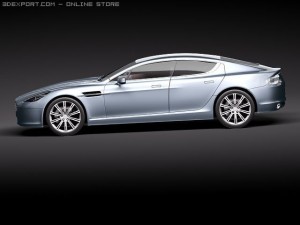 Aston Martin Rapide 2010 3D Model