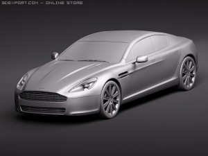 Aston Martin Rapide 2010 3D Model