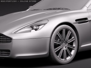 Aston Martin Rapide 2010 3D Model