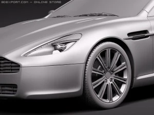 Aston Martin Rapide 2010 3D Model