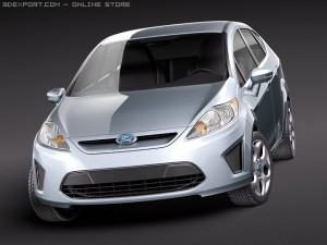 Fiesta 5-Door 2011 Modelo 3D