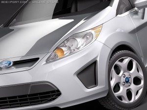 Fiesta 5-Door 2011 Modelo 3D
