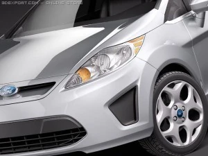 Fiesta 5-Door 2011 3D Model