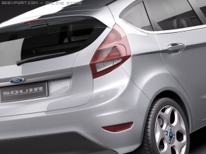 Fiesta 5-Door 2011 Modelo 3D